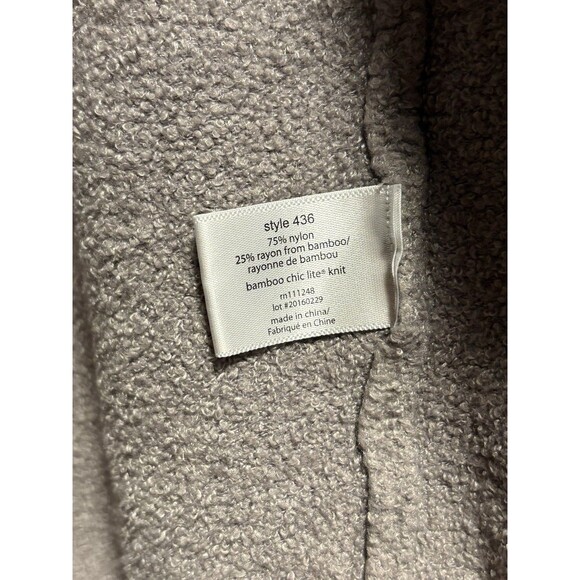 Barefoot Dreams Ombre CozyChic Lite Knit Island Wrap Cardigan Draped Front S/M - Picture 3 of 6